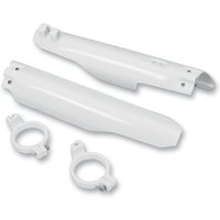 SU03905@041 - UFO Fork Guards For Suzuki RM125 1999-2003 - White