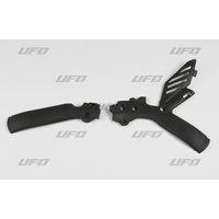 KT04001#001 - UFO Frame Guards For KTM EXC125 2008-2011 - Black