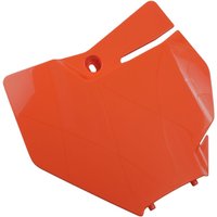KT04087#127 - UFO Front Number Board For KTM SX85 2018-2024 - KTM Orange