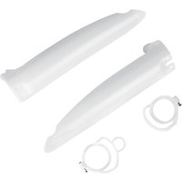 KA02770@280 - UFO Fork Guards For Kawasaki KX125 1994-1995 - White