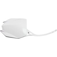 YA04860#046 - UFO Front Number Board For Yamaha YZ125 2022-2025 - White