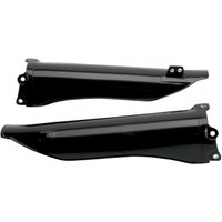 KA03778#001 - UFO Fork Guards For Kawasaki KLX450R 2008-2024 - Black