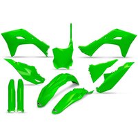 Image of KAKIT231F@AFLU - UFO Restyled Plastics Kit For Kawasaki KX450 2024-2025 - Fluorescent Green