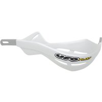 PM01633#041 - UFO Pro Hand Guards with Aluminium Insert for 1-1/8" Handlebars - White