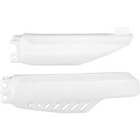 HO04612#280 - UFO Fork Guards For Honda CR85R 2003-2008 - White
