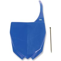 YA04813#089 - UFO Front Number Board For Yamaha YZ125 2015-2021 - Reflex Blue
