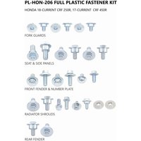 Image of AC02433 - UFO Full Plastic Fastener Kit For Honda CRF250 2019 - Steel
