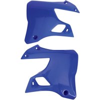YA02898#089 - UFO Radiator Scoops For Yamaha YZ125 1996-2001 - Reflex Blue