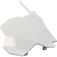 KA04738#047 - UFO Front Number Board For Kawasaki KX250 2021-2024 - White