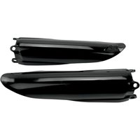 YA03896#001 - UFO Fork Guards For Yamaha YZ125 2008-2021 - Black