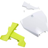 HU03395@041 - UFO Front Number Board For Husqvarna FC250 2016-2022 - White