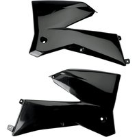 KT03084#001 - UFO Radiator Scoops For KTM EXC125 2005-2007 - Black
