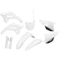 Image of HOKIT125F@041 - UFO Plastics Kit For Honda CRF250R 2022-2024 - Black/White