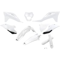 GGKIT703F@041 - UFO Plastics Kit For Gas Gas EC 250 2021-2023 - White