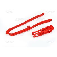 HO04690@070 - UFO Chain Guide & Chain Slider Kit For Honda CRF450R 2017-2018 Red