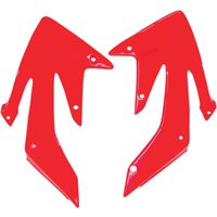 HO03634#070 - UFO Radiator Scoops For Honda CRF250R 2004-2009 - CR Red