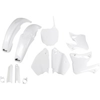 Image of YAKIT300F@046 - UFO Plastics Kit For Yamaha YZ125 2000-2001 - White