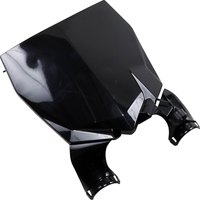 YA04855#001 - UFO Stadium Front Number Board With Fork Guards For Yamaha YZ125 2015-2021 - Black