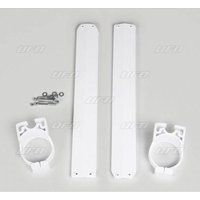 YA02821#046 - UFO Fork Guards For Yamaha YZ125 1989 Front - White