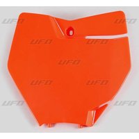 KT04063#FFLU - UFO Front Number Board For KTM SX125 2016-2018 - Orange