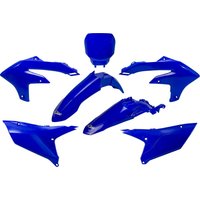 Image of YAKIT326F@999 - UFO Plastics Kit For Yamaha YZF250 2024 - Blue/OEM