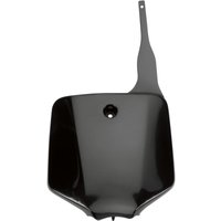 KA03732#001 - UFO Front Number Board For Kawasaki KLX110 2002-2009 - Black