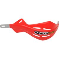 PM01633#070 - UFO Pro Hand Guards with Aluminium Insert for 1-1/8" Handlebars - Red