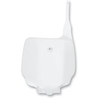 KA03712#047 - UFO Front Number Board For Kawasaki KX 85 2001-2006 - White