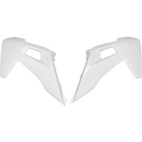 HU03390#040 - UFO Radiator Scoops For Husqvarna FC250 2019-2022 - OEM White 2020