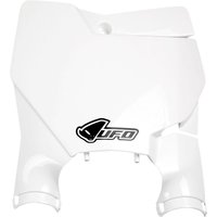 KT04080#042 - UFO Stadium Front Number Board With Fork Guards For KTM SX125 2016-2022 - KTM White