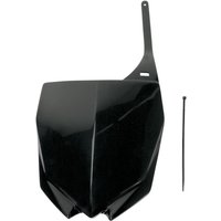 YA04813#001 - UFO Front Number Board For Yamaha YZ125 2015-2021 - Black