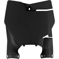 KT04099#001 - UFO Stadium Front Number Board With Fork Guards For KTM SX85 2018-2024 - Black