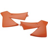 KT03072#127 - UFO Radiator Scoops For KTM SX65 2002-2008 - KTM Orange
