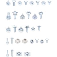 Image of AC02432 - UFO Full Plastic Fastener Kit For Honda CRF250L 2014-2017 - Steel