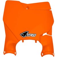 KT04080#127 - UFO Stadium Front Number Board With Fork Guards For KTM SX125 2016-2022 - OEM/Orange