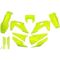 HUKIT623F@DFLU - UFO Plastics Kit For Husqvarna FC250 2022 - Fluorescent Yellow