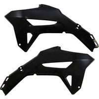 HO05605#001 - UFO Radiator Scoops For Honda CRF250R 2022-2024 - Black