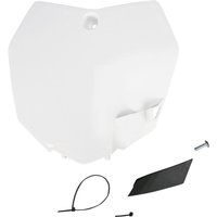 KT04051@047 - UFO Front Number Board For KTM SX125 2013-2015 - White
