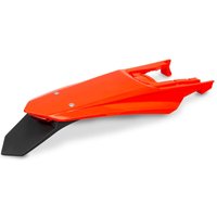 KT05022#FFLU - UFO Fender With LED Light For KTM EXC150 TBI 2024-2025 Rear - Fluorescent Orange