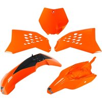 KTKIT525@127 - UFO Plastics Kit For KTM SX65 2012-2015 - Orange