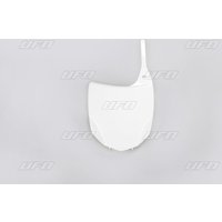 KA04707#047 - UFO Front Number Board For Kawasaki KXF250 2009-2012 - White
