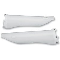 KA03778#280 - UFO Fork Guards For Kawasaki KLX450R 2008-2024 - White