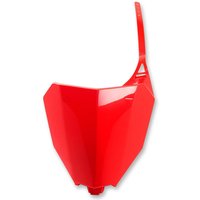 HO04686#070 - UFO Front Number Board For Honda CRF250R 2018-2021 - CR Red