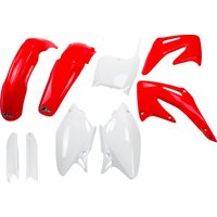 Image of HOKIT106F@999 - UFO Plastics Kit For Honda CRF450R 2002-2003 - OEM/Red/White