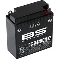 Image of 300915 - BS Battery SLA AGM Battery For BMW R 27 1960-1966 - Black