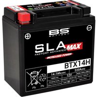 300887 - BS Battery SLA Max AGM Battery For Ducati 1098 2007 - Black