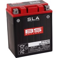 Image of 300758 - BS Battery SLA AGM Battery For Arctic Cat Textron 366 4X4 - Black