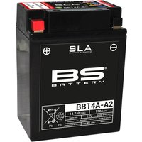 300838 - BS Battery SLA AGM Battery For Polaris 440 LC 1994-1997 - Black