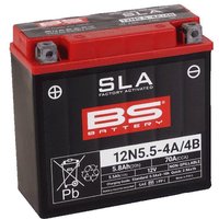 Image of 300841 - BS Battery Maintenance-Free Battery For Moto Guzzi 125 TT 1985-1988 - Black
