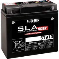 300860 - BS Battery SLA Max AGM Battery For BMW K 1100 LT 1990-1998 - Black
